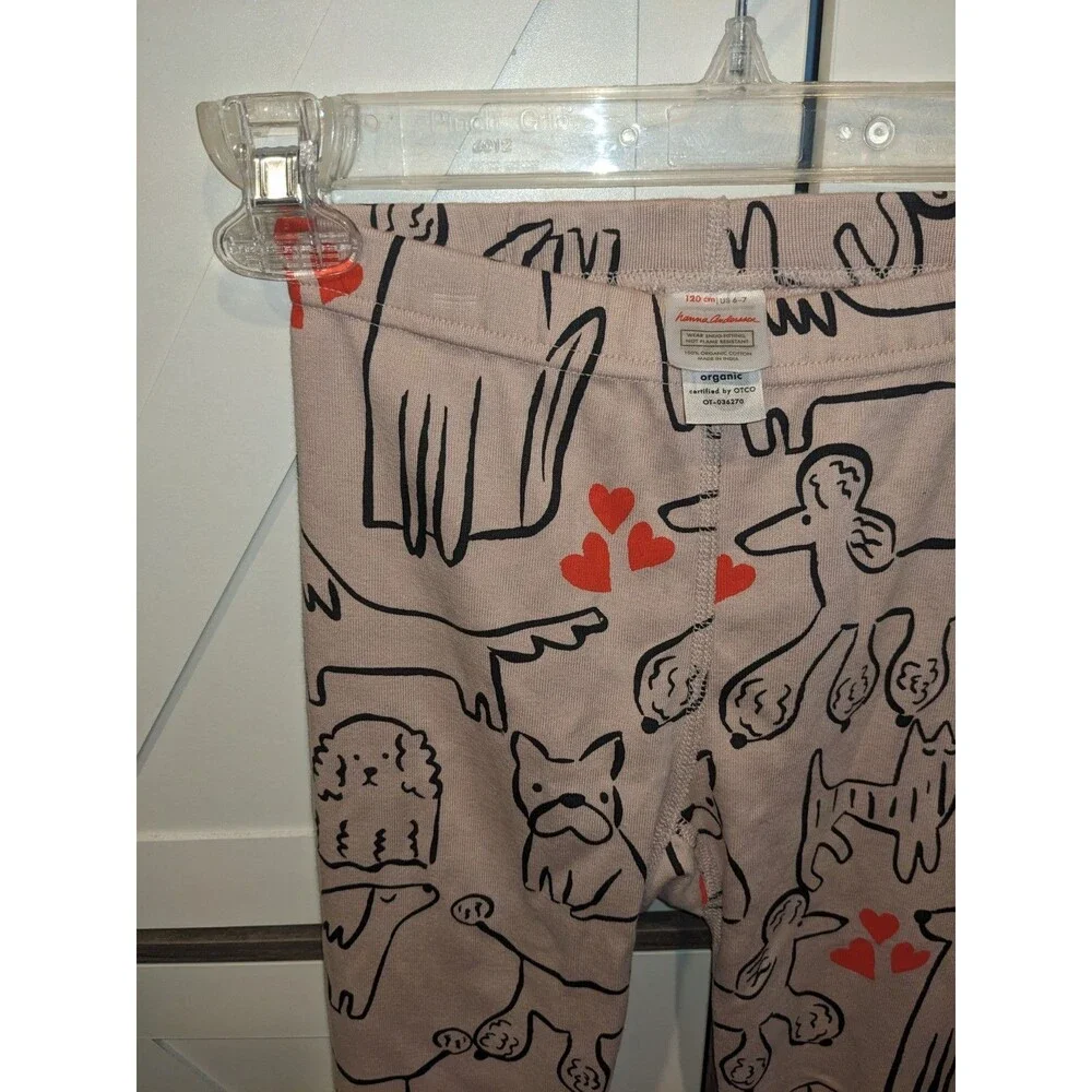 Hanna Andersson x Oeuf Bashful Bruno Dog Pajamas 6-7